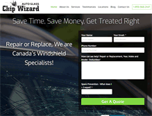 Tablet Screenshot of chipwizard.ca